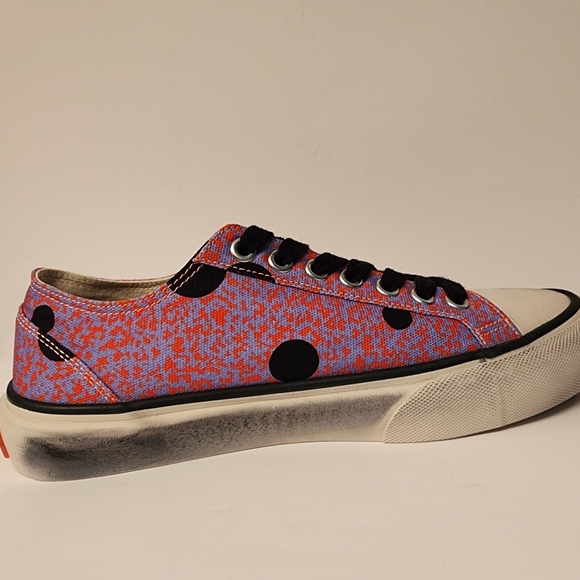 ARTICLE NO. 1007 Low-top Vulcanized Sneaker Purple/Red Men's Size 8 - Picture 8 of 11